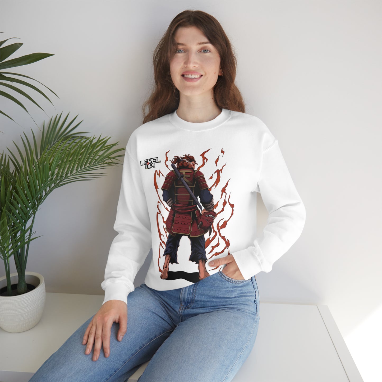 Oni Samurai Akuma Crewneck Sweatshirt