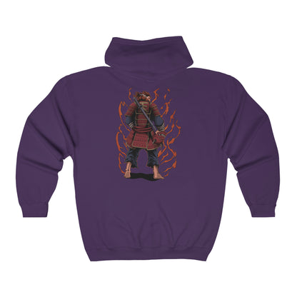 Oni Samurai Akuma Zipper Hoodie