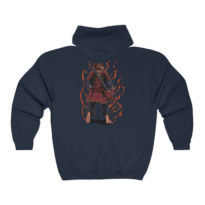 Oni Samurai Akuma Zipper Hoodie