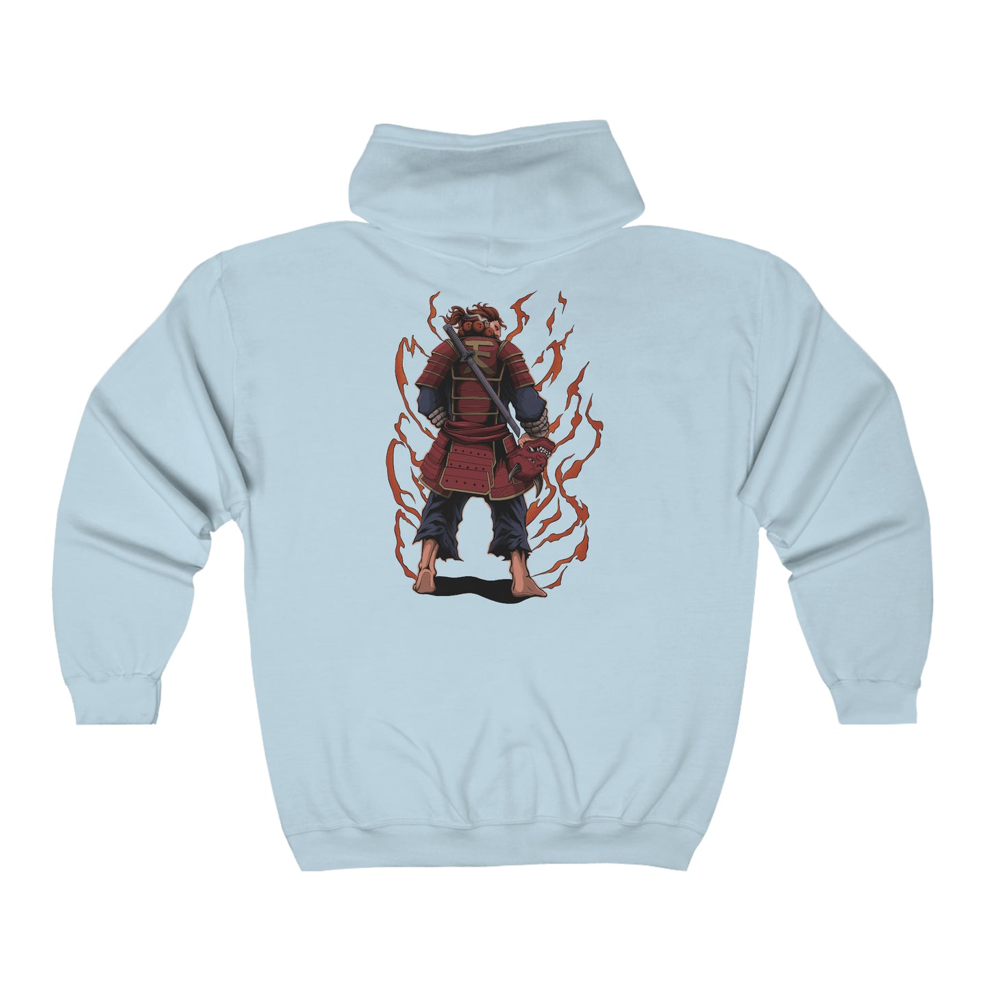 Oni Samurai Akuma Zipper Hoodie