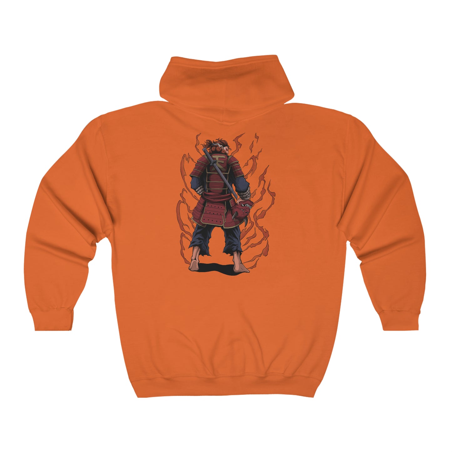 Oni Samurai Akuma Zipper Hoodie