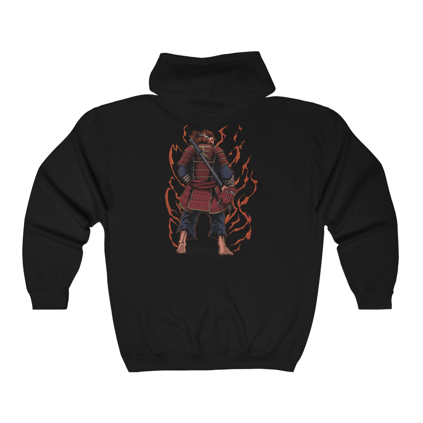 Oni Samurai Akuma Zipper Hoodie