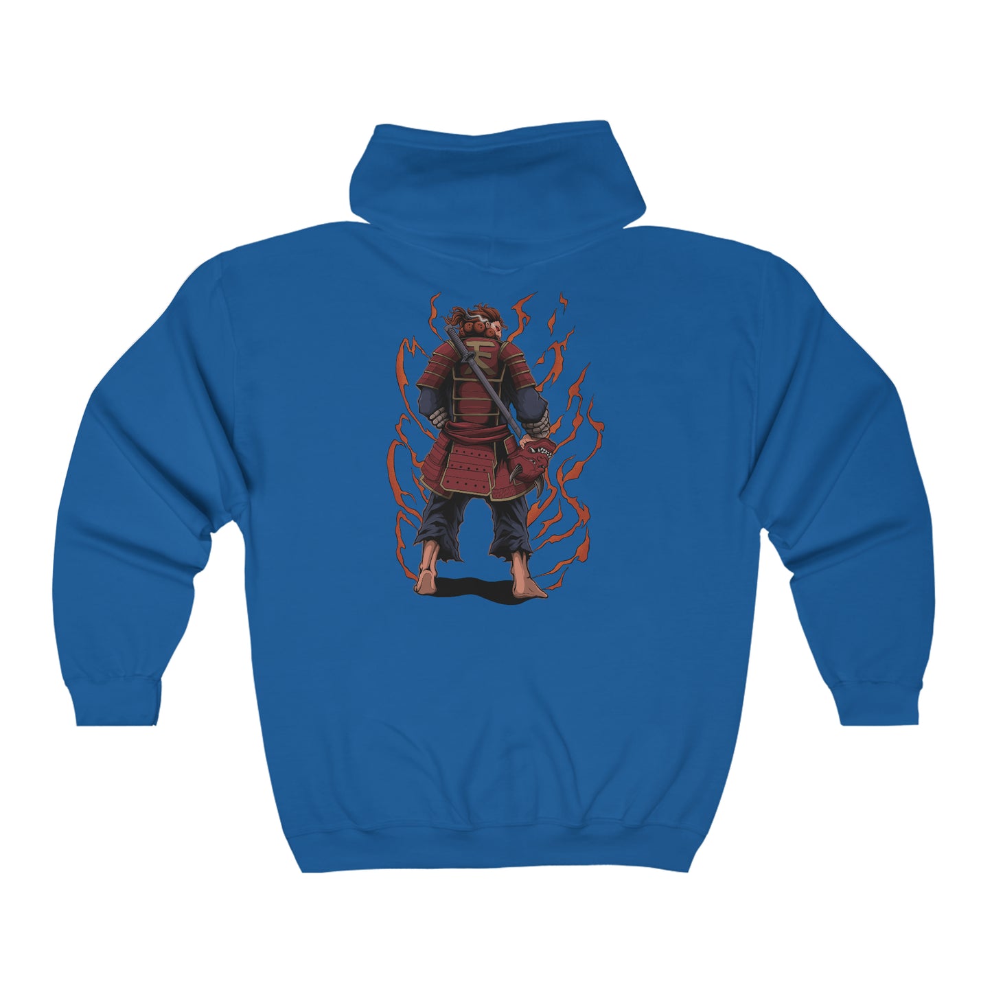 Oni Samurai Akuma Zipper Hoodie