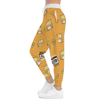 Zenitsu Agatsuma Demonslayer Cat Pattern Joggers